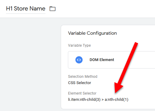custom variable